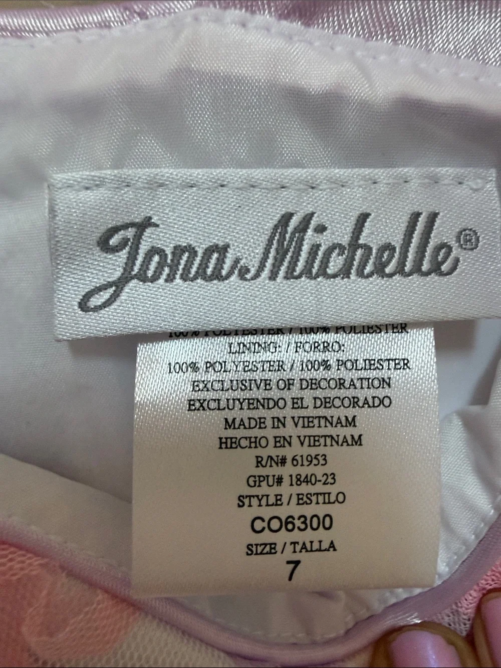 Jona Michelle soft lavender